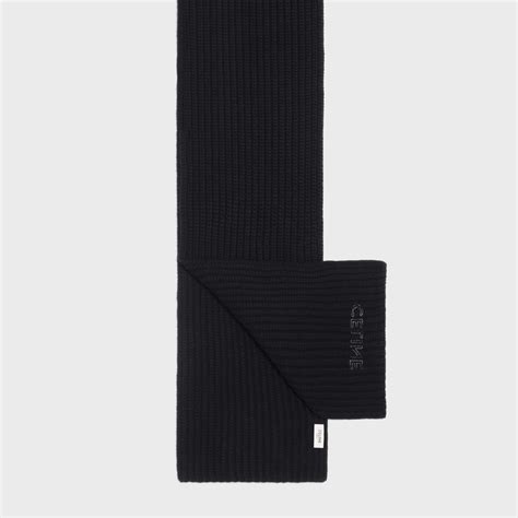 celine scarf black|Celine scarf price.